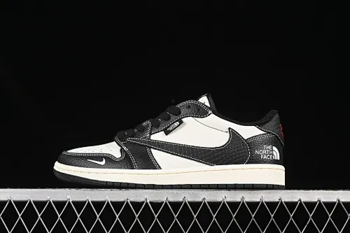 All categories Air Jordan Jordan series basketball shoes Air Jordan 1 Low high-end customized low-top sneakers Air Jordan 1 Low AJ1 Joe 1 North Face joint high-end customized low-top retro basketball shoes XZ5749-007